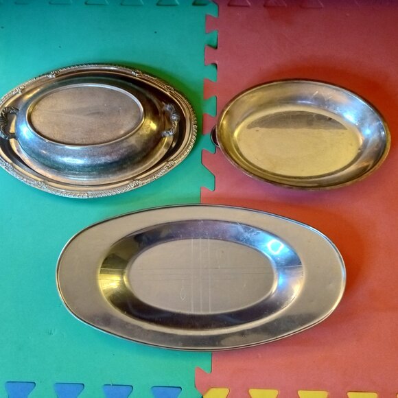 Various oval oblong tray serving dish dinnerware - Picture 5 of 16